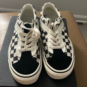 Vans old skool primary check shoes unisex size 5 men / size 6.5 women